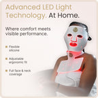 Clarova LED Face & Neck Silicone Mask – 234 LEDs – Red 630nm, Blue 415nm & NIR 830nm